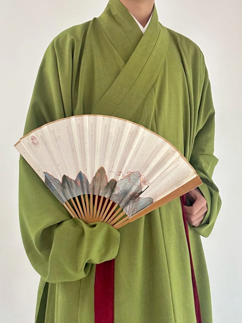 Robe longue Hanfu à col croisé de la dynastie Ming - Mode Hanfu ...